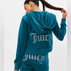Juicy Couture UO Velour Zip-Up Jacket NWT